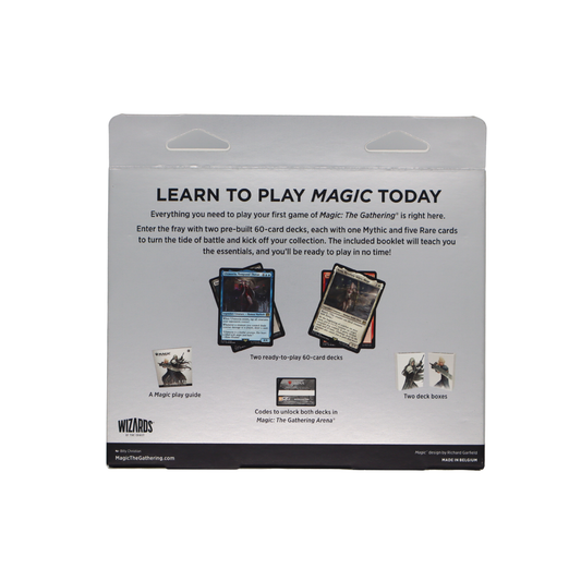 Achterkant van Magic: The Gathering Final Fantasy Starter Kit met inhoud en spelinformatie
