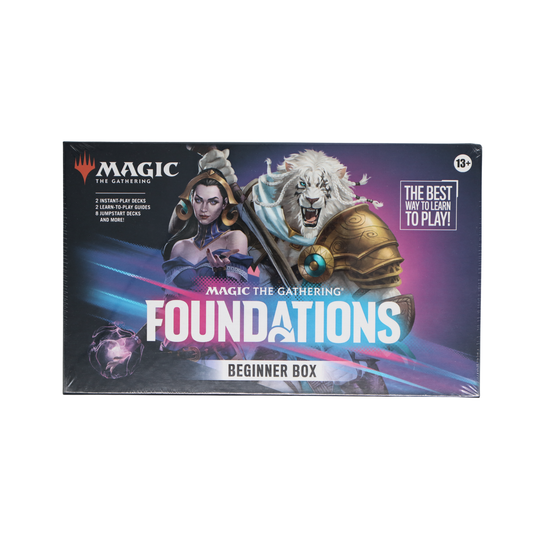 Magic: The Gathering Foundations Beginner Box voorkant voor nieuwe spelers