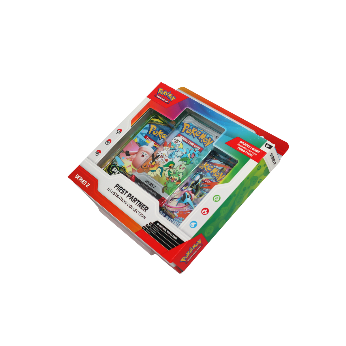 Pokémon First Partner Illustration Collection Series 2 schuin vooraanzicht