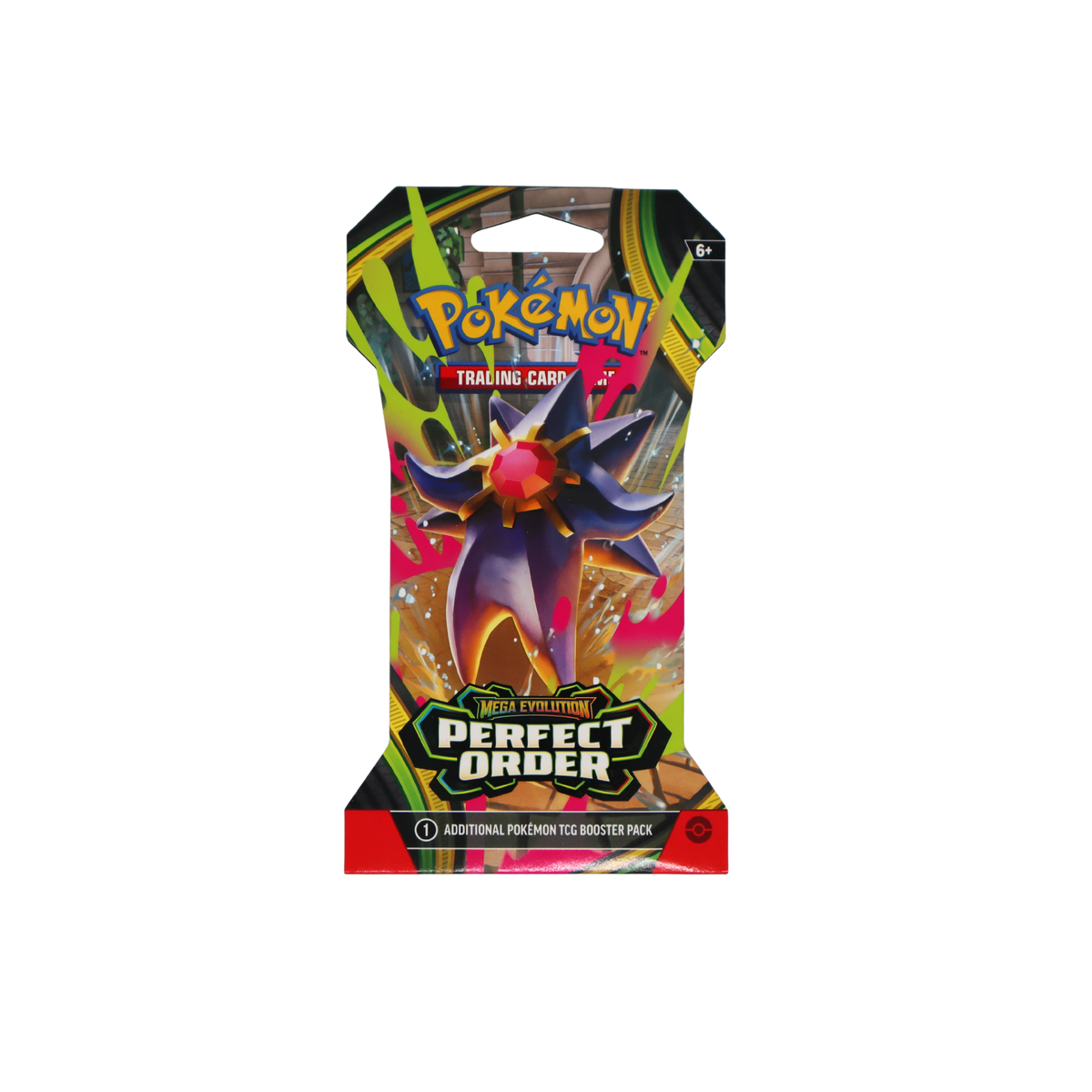 Pokémon Mega Evolution Perfect Order booster blister met Starmie artwork