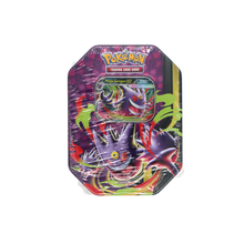 Pokémon Mega Moonlit Tin met Mega Gengar ex promokaart voorkant