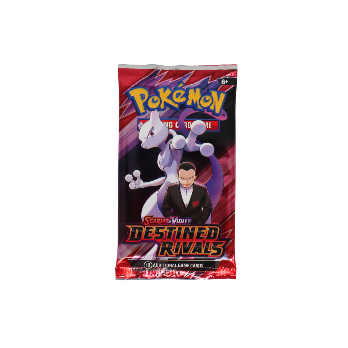 Pokémon Scarlet & Violet Destined Rivals booster pack met Mewtwo en Giovanni