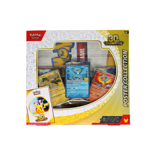 Pokémon TCG 30th Celebration Poster Collection met Articuno, Zapdos en Moltres