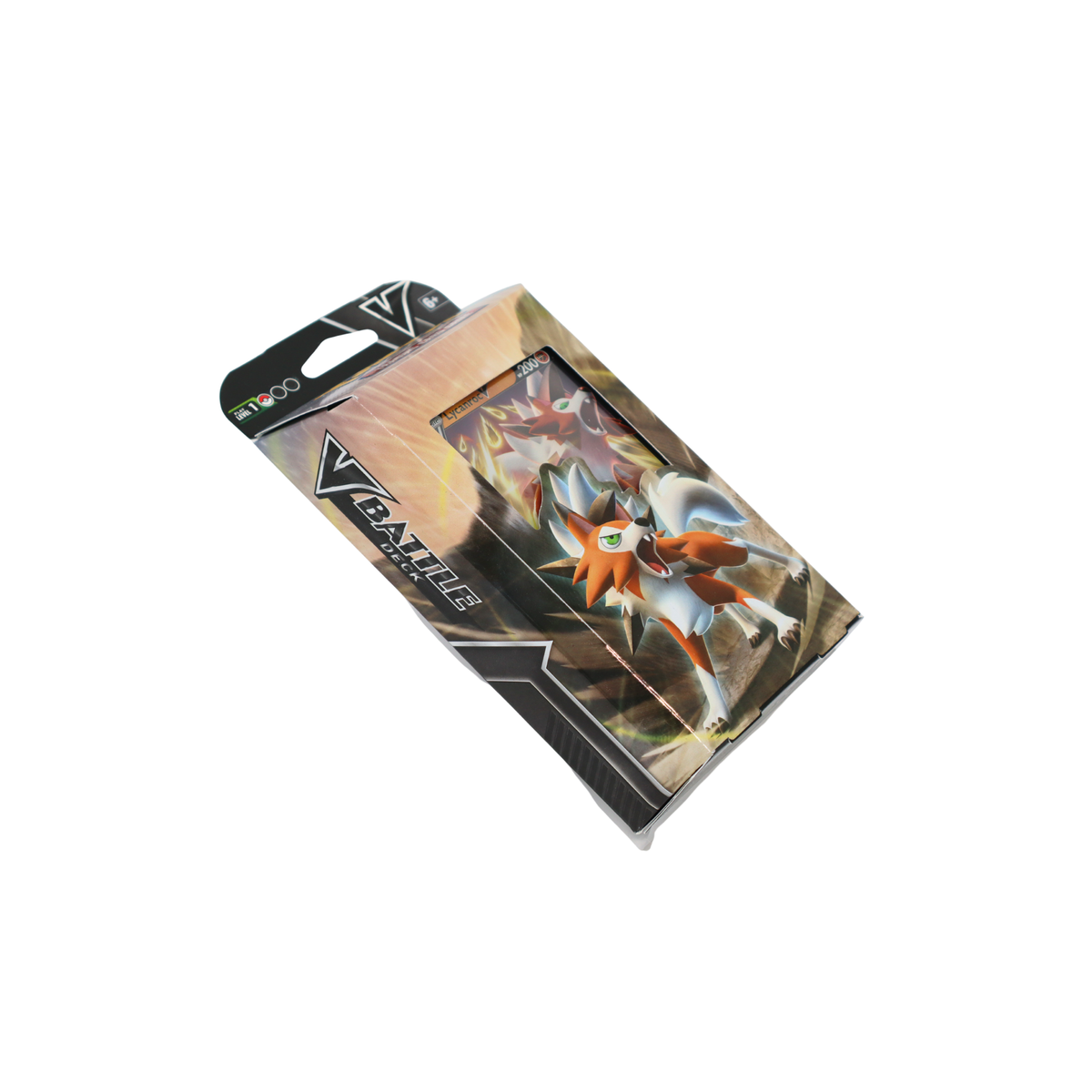 Pokémon TCG Lycanroc V Battle Deck schuin linksvoor