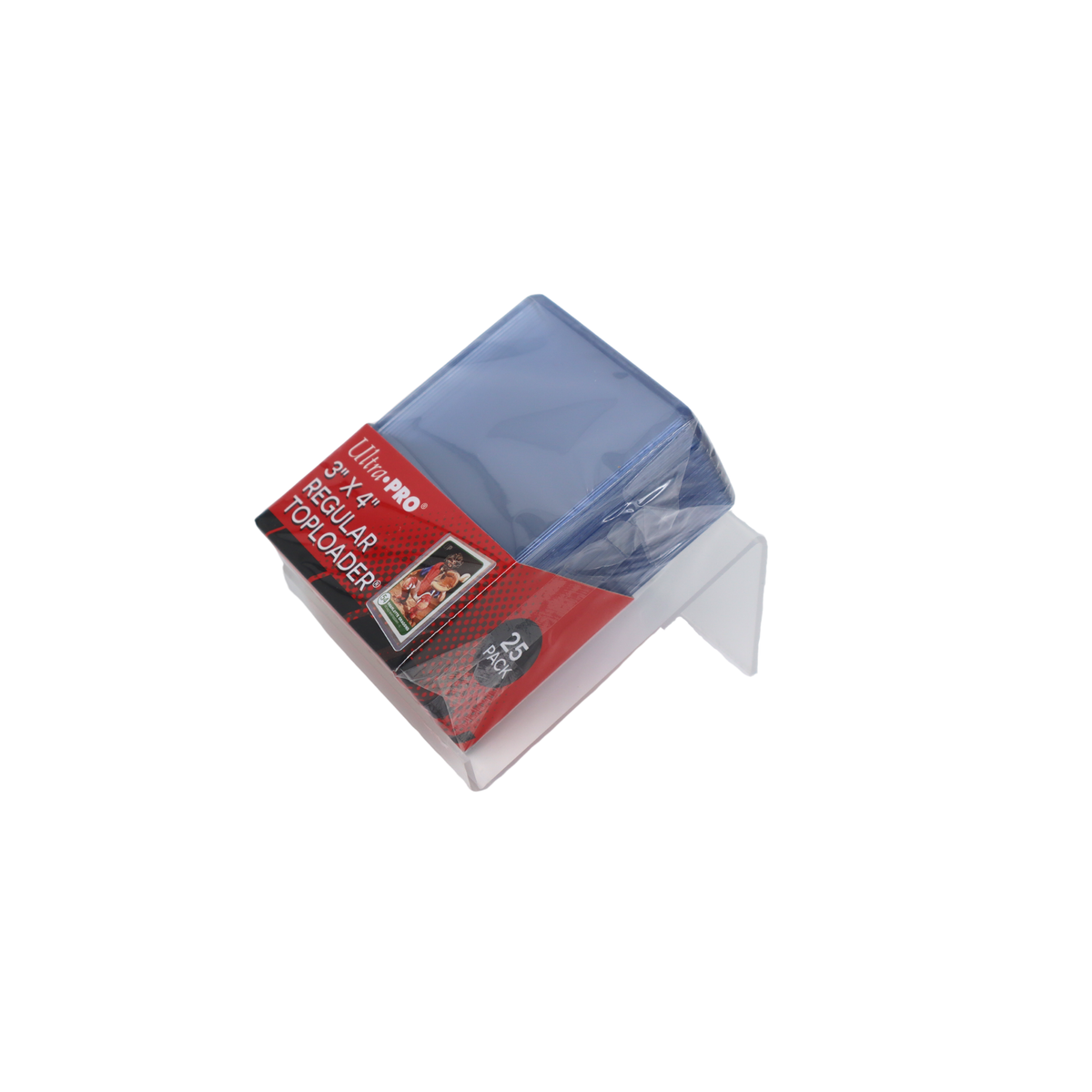 Ultra PRO 3x4 Regular Toploader 25-pack schuin gefotografeerd