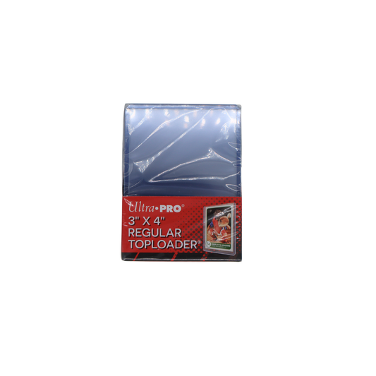 Voorkant van Ultra PRO 3x4 Regular Toploader 25-pack card protectors