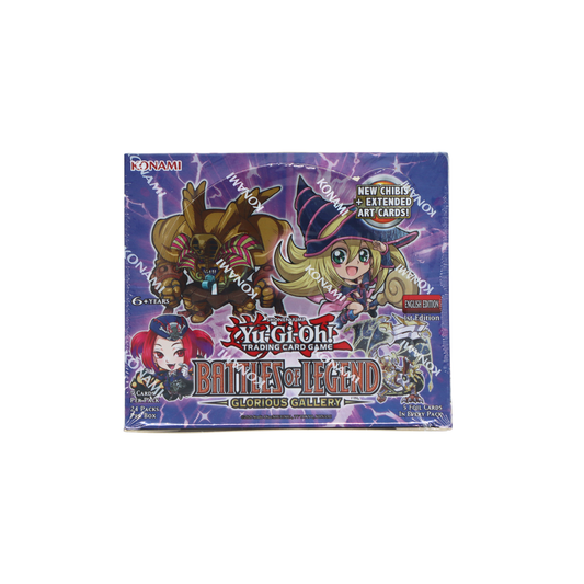 Yu-Gi-Oh! Battles of Legend Glorious Gallery boosterbox 1st Edition voorkant