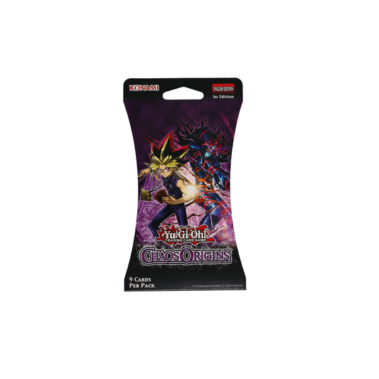 Yu-Gi-Oh! Chaos Origins 1st Edition booster blister met 9 kaarten
