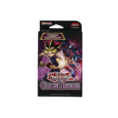 Yu-Gi-Oh! Chaos Origins 1st Edition boosterbox met 3 booster packs
