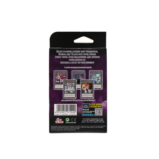 Achterkant van Yu-Gi-Oh! Chaos Origins 1st Edition boosterbox met productinformatie